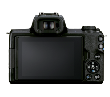 Canon EOS M50 Mark II Mirrorless Digital Camera with 15-45mm Lens (Black)