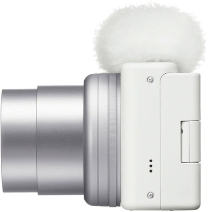 Sony - ZV-1 II 20.1-Megapixel Digital Camera for Content Creators and Vloggers - White